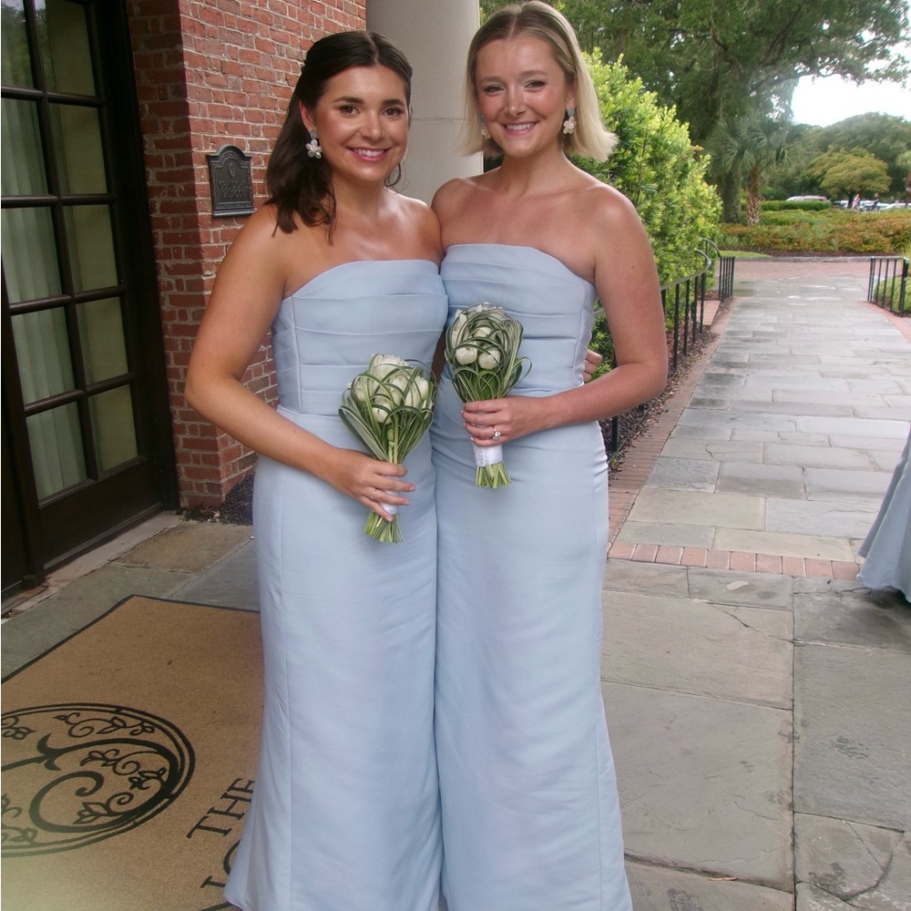 Amsale Sonia Dress Ice